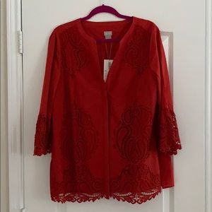 Chico’s Cut Out Detail Top